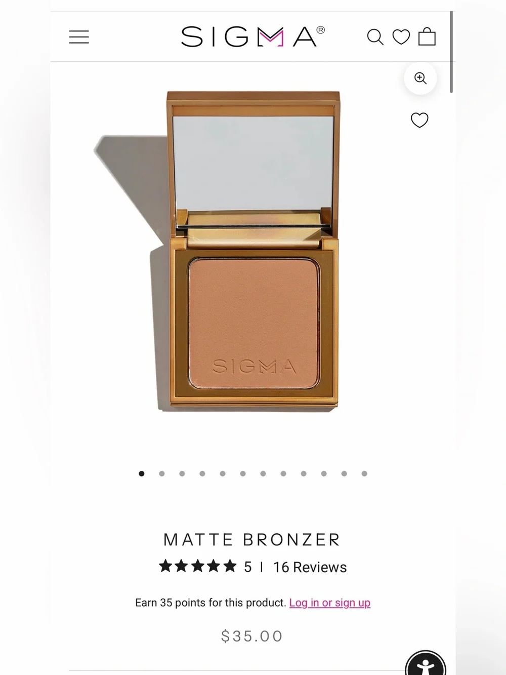 laura mercier & Sigma set 2 Bronzers Glow & matte
